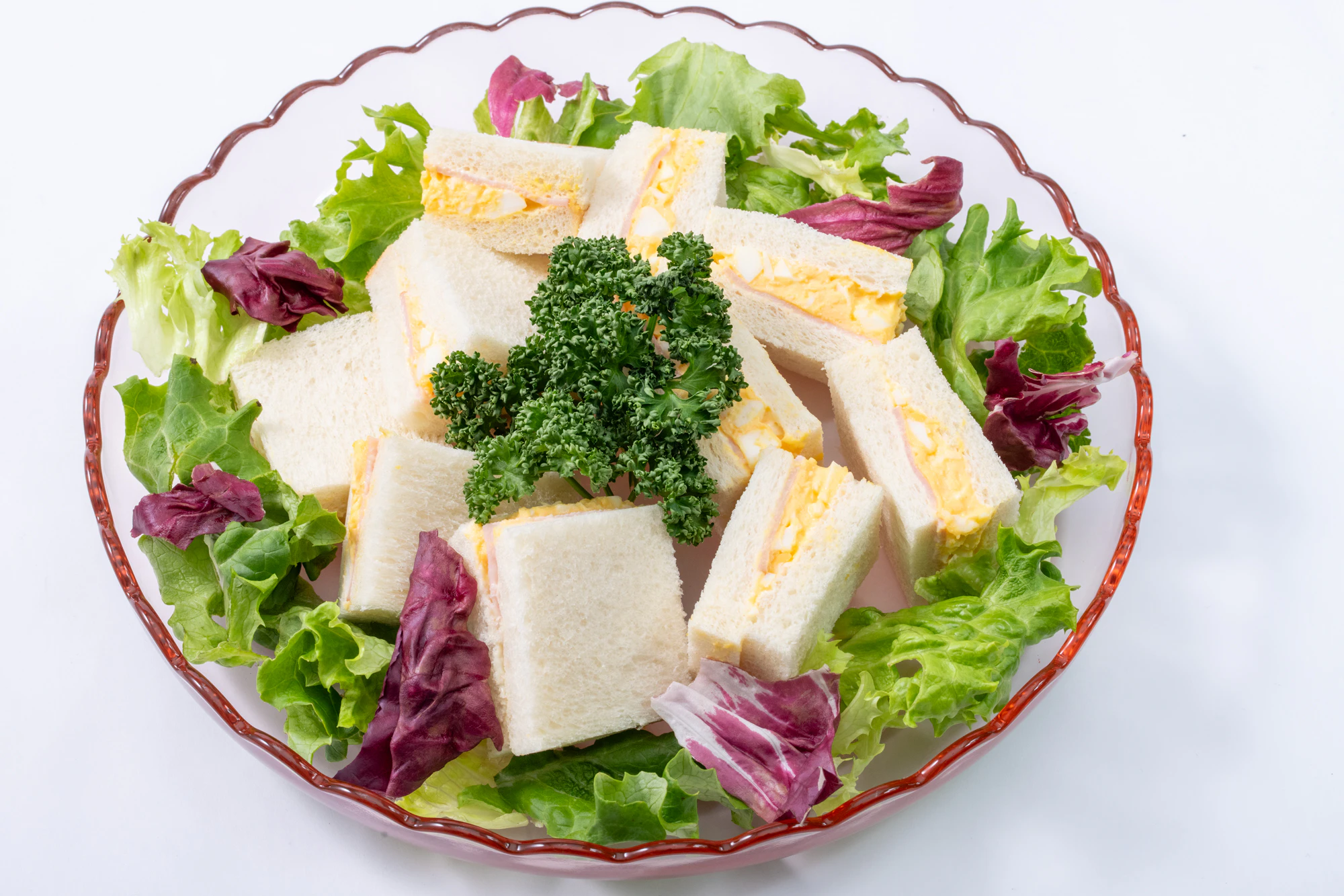 ふっくらたまごハムサンド (20切れ)